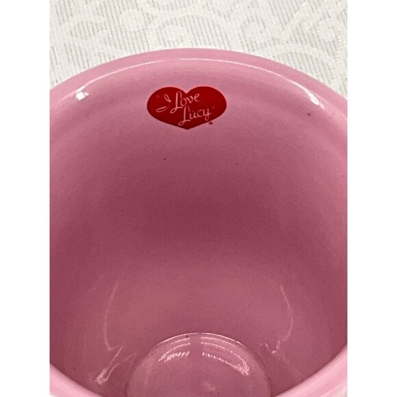 "I Love Lucy" Pink Ceramic Mug - Microwave Safe Not Dishwasher Safe - Picture 6 of 7